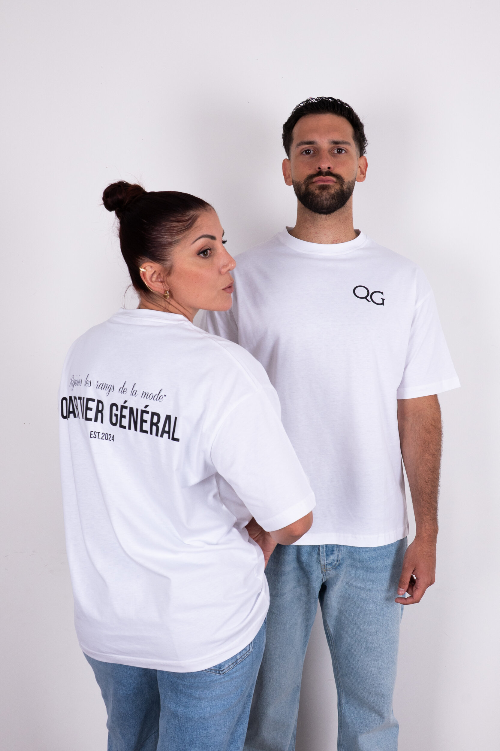 QG TEE SHIRT BRAND BLANC (6)