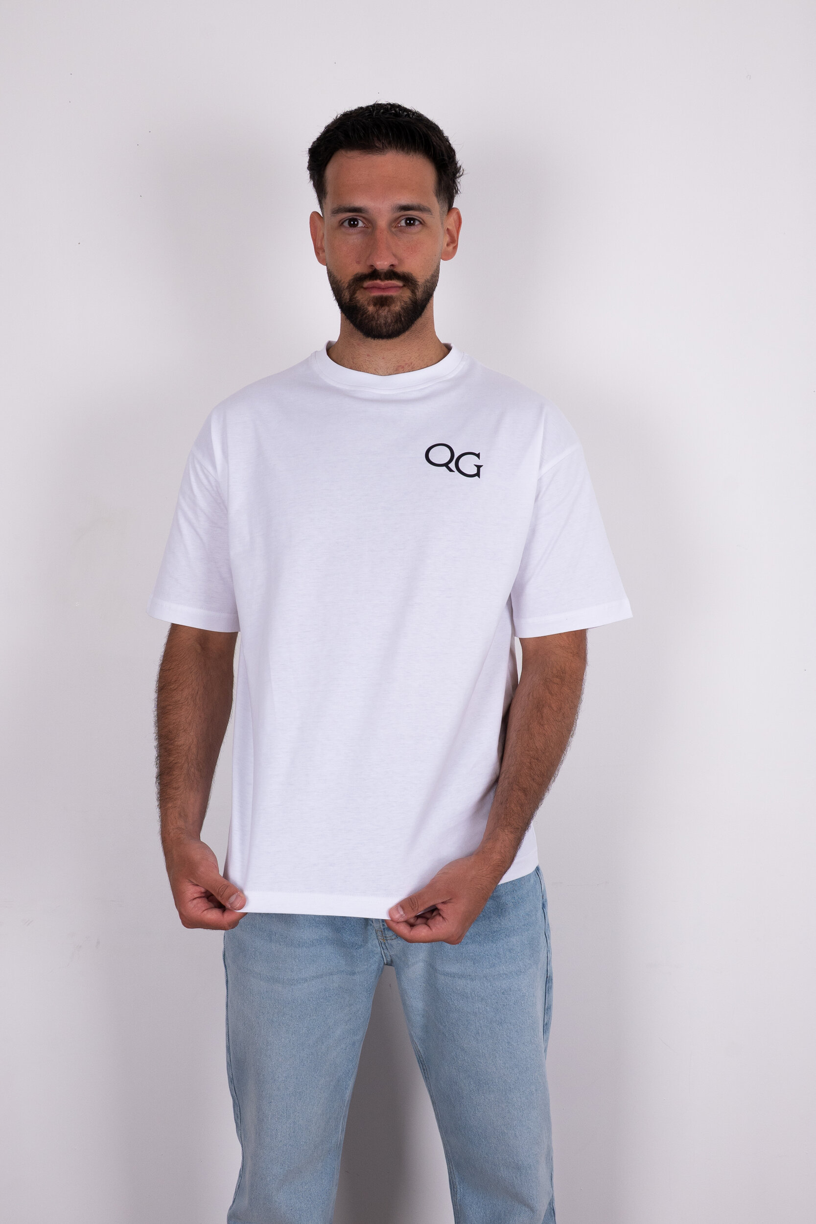 QG TEE SHIRT BRAND BLANC (4)