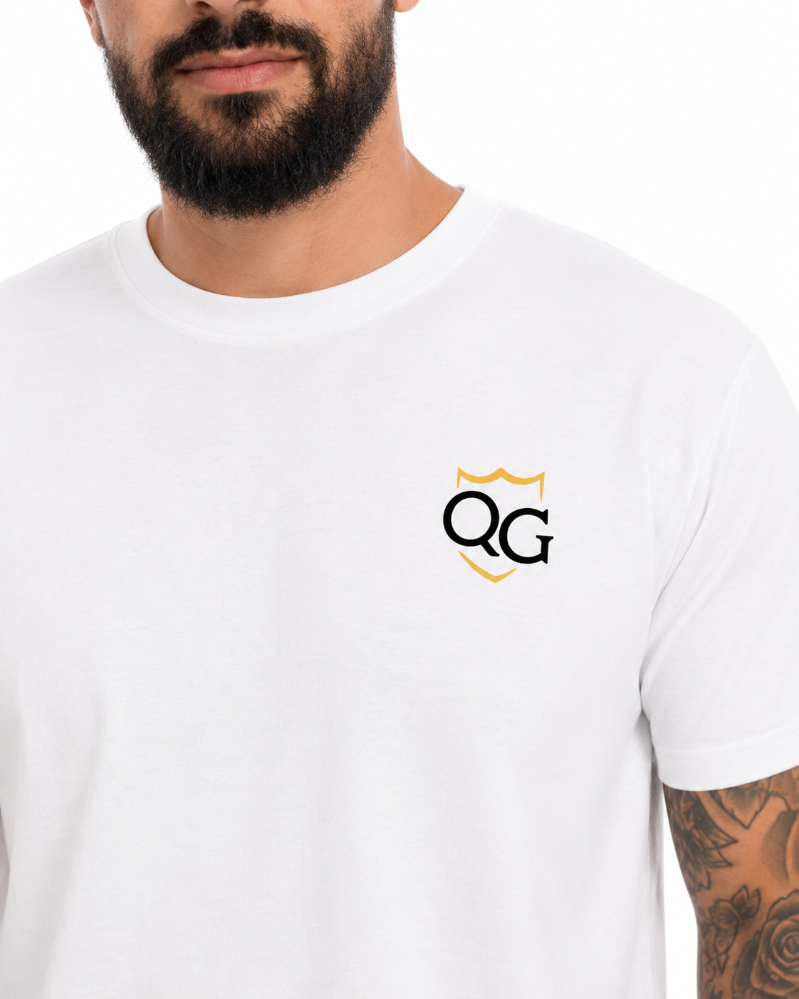 QG Tee-Shirt Fiers de Nos Couleurs France Blanc (5)