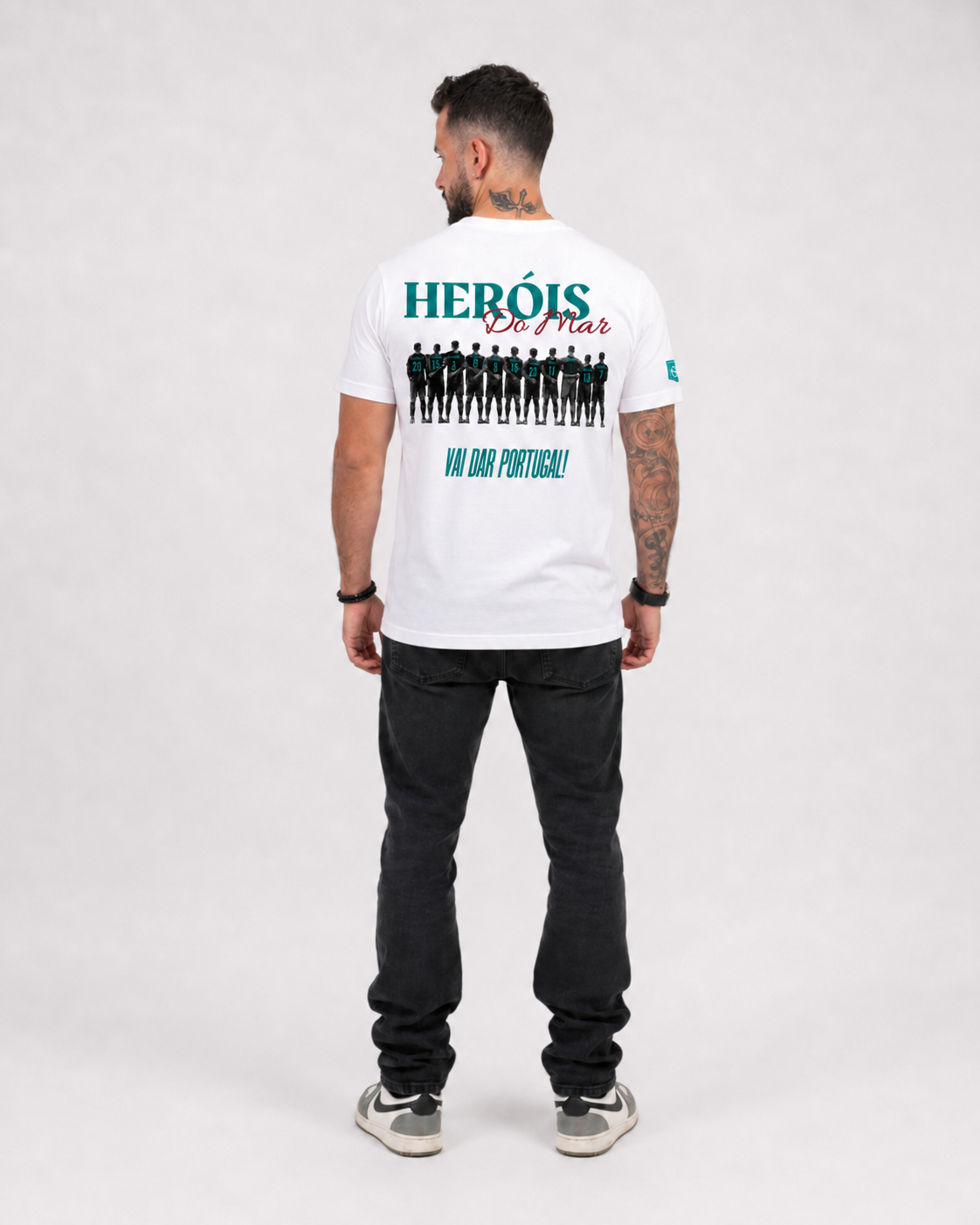 QG TEE SHIRT PORTUGAL HERÓIS DO MAR BLANC