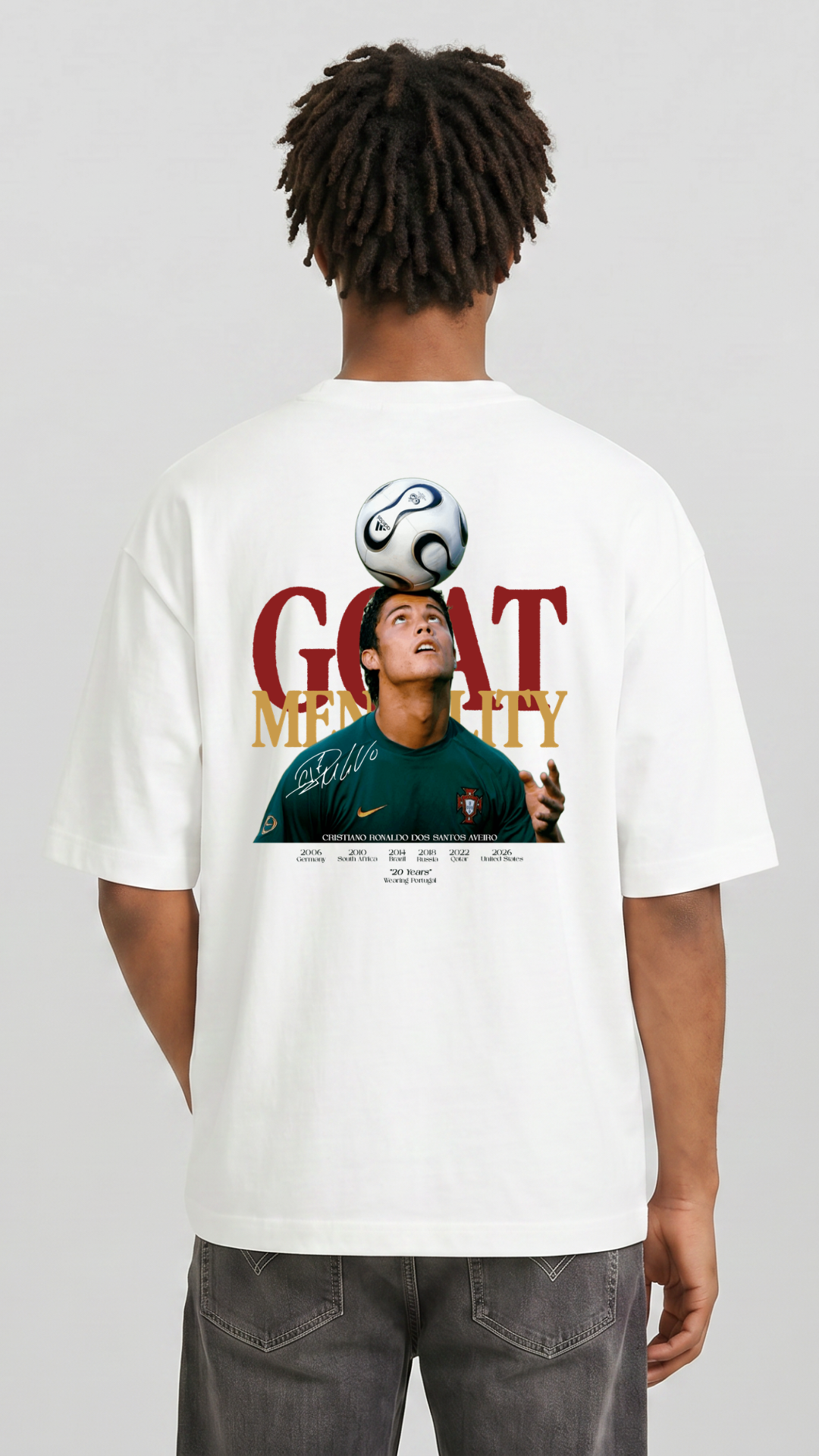 QG Tee Shirt QG CR7 Blanc Collection QG Legend (4)