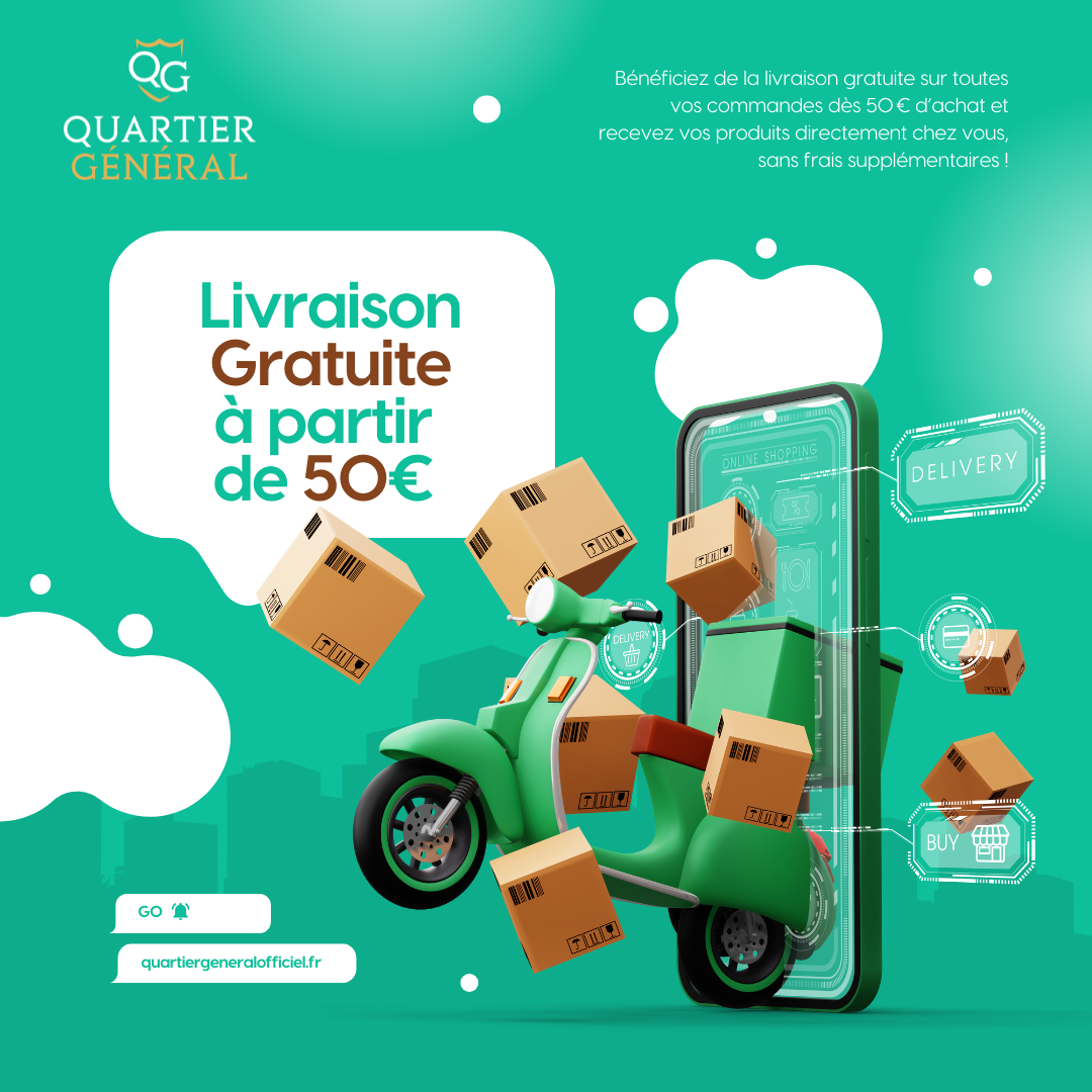 Livraison gratuite dès 50€