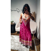 Robe Longue Rose BELLA Léopard – Taille Unique – Fabriquée en Italie