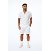Ensemble MYKONOS Chemise + Short Blanc – Style Décontracté & Confort