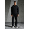 Ensemble Noir sweat col zippé minimal (2)