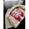 T-shirt Beige MF Like a Butterfly imprimé dos