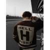 Pull HELL H Rises marron écru (2)