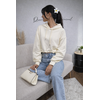 Sweat léger Beige oversize Italien confort street chic
