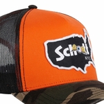 Casquette VON DUTCH x SCHOTT – CT CAMO ORANGE (1)
