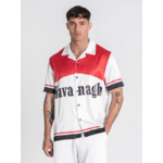 Chemise Satinée Bicolore ROUGE – GIANNI KAVANAGH  (1)