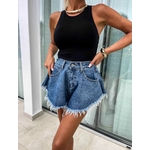 Short Jeans PAOLA BLEU FONCE (1)
