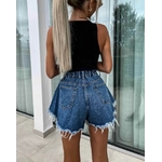 Short Jeans PAOLA BLEU FONCE (2)