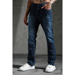 Jeans Texturé Signature Bleu (2)