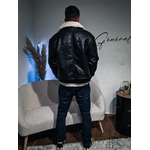 Veste biker col mouton (1)