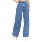 Jean femme coupe droite taille haute (4)