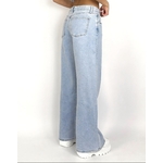 Jean wide leg bleu clair taille haute (1)