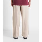 Pantalon Beige large fluide taille élastiquée (1)