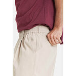 Pantalon Beige large fluide taille élastiquée (3)