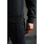 Ensemble Noir sweat col zippé minimal (4)