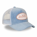 Casquette Von Dutch KYLIE velours Bleu (3)