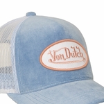 Casquette Von Dutch KYLIE velours Bleu (5)