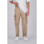 Pantalon cargo Beige homme streetwear (5)