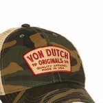 Von Dutch casquette trucker MAC kaki camouflage effet usé (4)