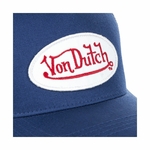Von Dutch casquette trucker MARIN bleue effet usé (3)