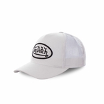 Casquette Von Dutch COLORS blanche trucker patch logo brodé (1)