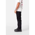 Jeans noir Sixth June monogram (4)