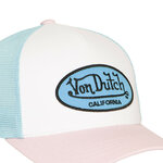 Casquette trucker Von Dutch LOFB39 bleu rose (5)