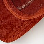 Casquette Von Dutch LOG06 velours côtelé rouille (1)