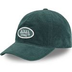 Casquette Von Dutch LOG08 velours côtelé vert intense (1)