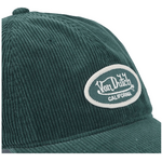 Casquette Von Dutch LOG08 velours côtelé vert intense (3)