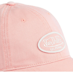 Casquette Von Dutch LOG03 rose pastel minimaliste (3)