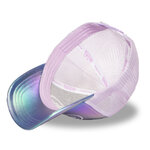 Casquette Von Dutch HOLOGRAM violette effet brillant (6)