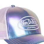 Casquette Von Dutch HOLOGRAM violette effet brillant (3)