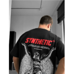 Tee-shirt Oversize Noir Homme Imprimé Angel Streetwear  (1)