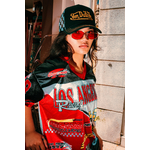 Tee-shirt Racing Vintage Rouge Oversize Femme (4)