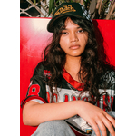 Tee-shirt Racing Vintage Rouge Oversize Femme (6)