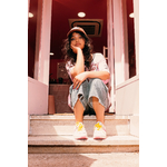 Tee-shirt Just A Girl Rose Streetwear Femme (4)