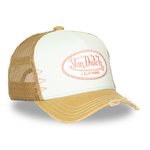 Von Dutch Used11 Casquette Trucker Bleu ciel Beige (4)