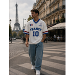 Maillot FRANCE Blanc Lifestyle QG World Collection (3)