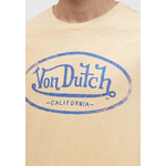 Von Dutch BRAd Tee Shirt Homme Beige (2)