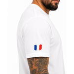 QG Tee-Shirt Fiers de Nos Couleurs France Blanc (1)