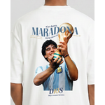 QG Tee Shirt QG Maradona Blanc Collection QG Legend (2)