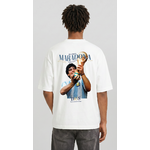 QG Tee Shirt QG Maradona Blanc Collection QG Legend (1)