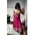 Robe Longue Rose BELLA Léopard – Taille Unique – Fabriquée en Italie