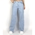 Jean wide leg bleu clair taille haute (2)