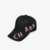 Casquette CHABRAND Noir Rose logo latéral contrasté (2)